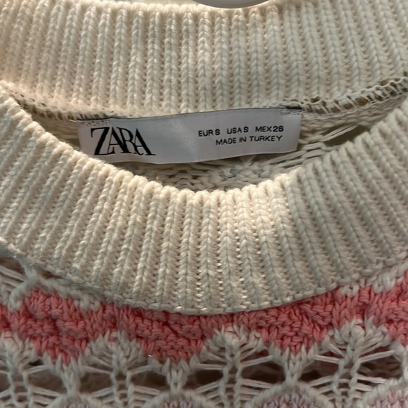 Zara Crochet Boho Striped Vest - Picture 2 of 5